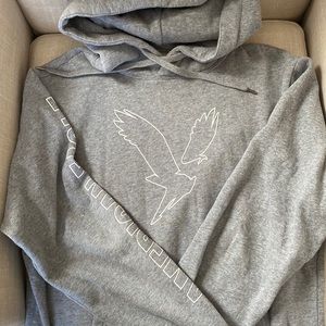 Men’s grey American Eagle hoodie. Size Medium.